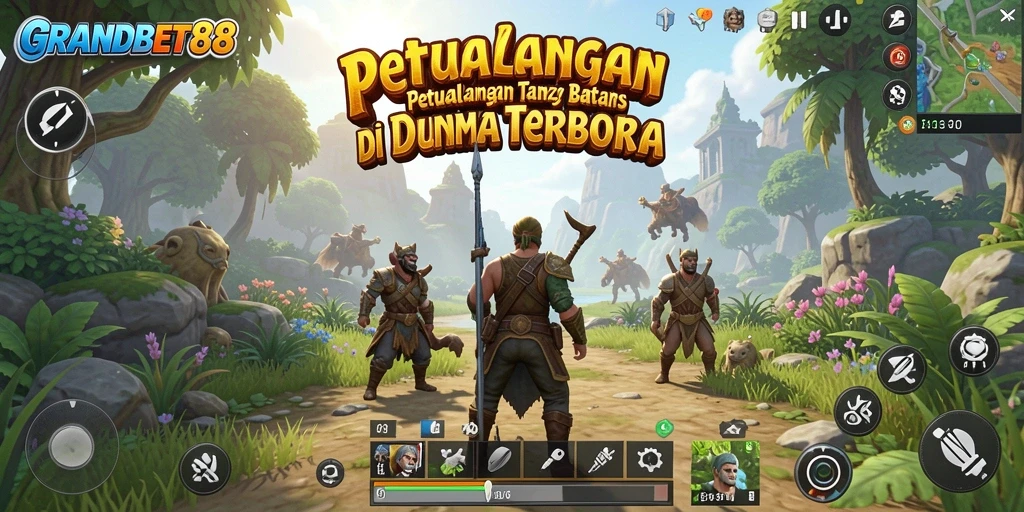 Gameplay seru di dunia terbuka GRANDBET88 yang penuh petualangan.
